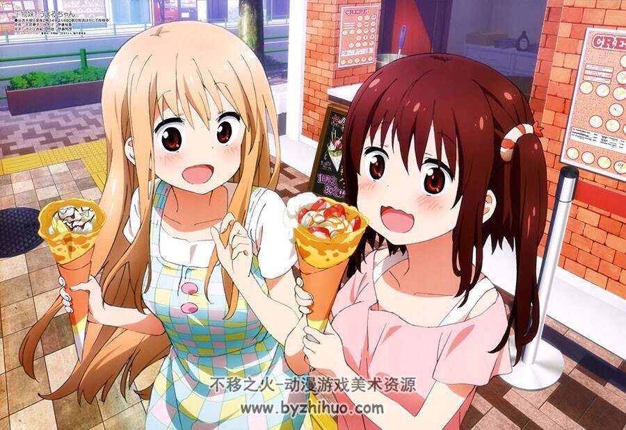 干物妹！小埋 角色插画壁纸分享 79P
