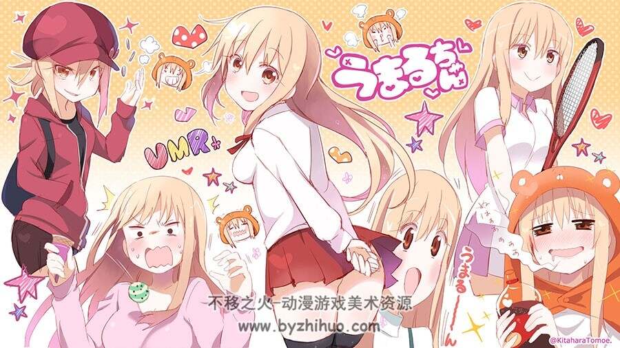 干物妹！小埋 角色插画壁纸分享 79P