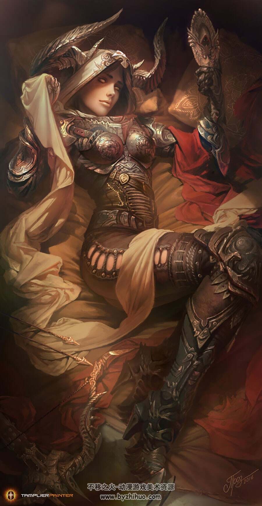 暴雪御用画师tamplier大神 魔幻风角色原画绘制视频教程