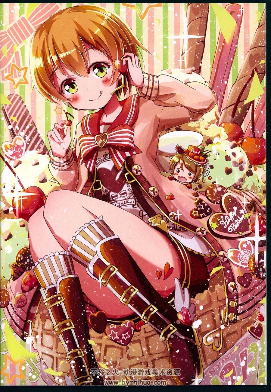 にわさね 星星少女 高清精美插画分享 18P