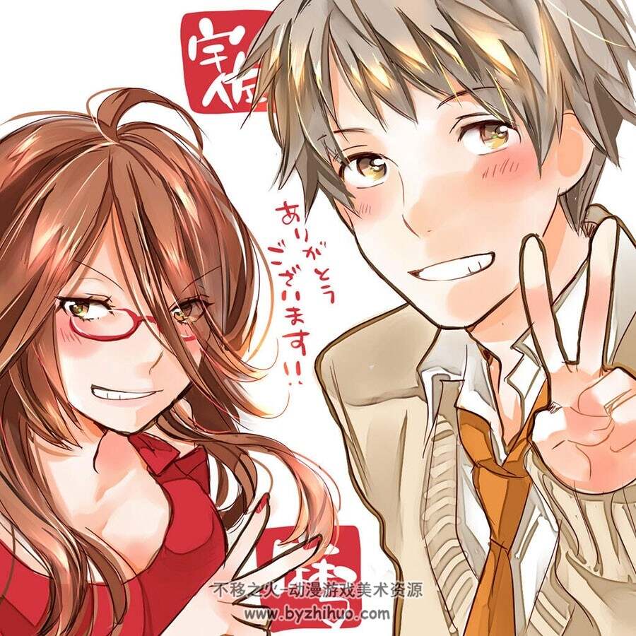 17个日本动漫里角色插画壁纸图集合集 334P