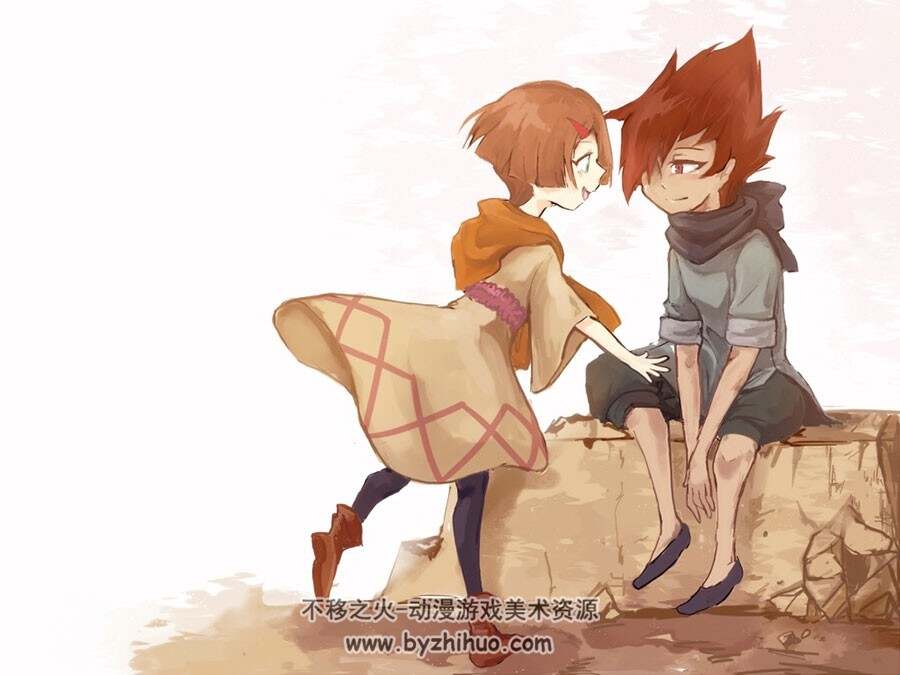 17个日本动漫里角色插画壁纸图集合集 334P