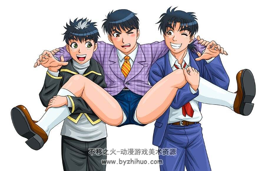 金田一少年事件簿 角色海报图包 41P