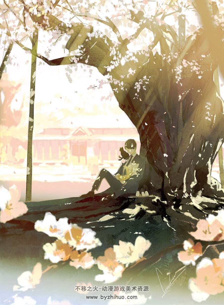 日本画师 loundraw 插画作品赏析 59P