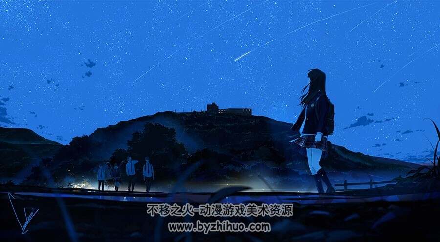 日本画师 loundraw 插画作品赏析 59P