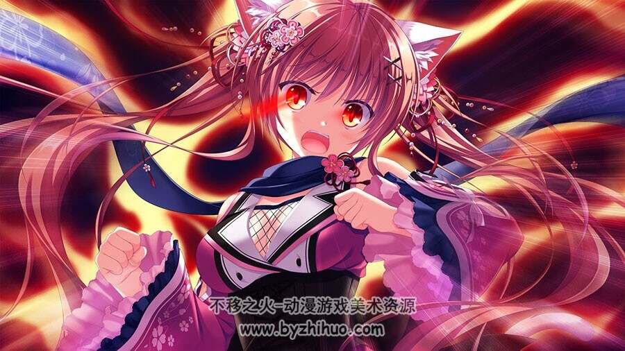 猫忍之心 neko nin exheart 角色插画壁纸图包分享 2856P