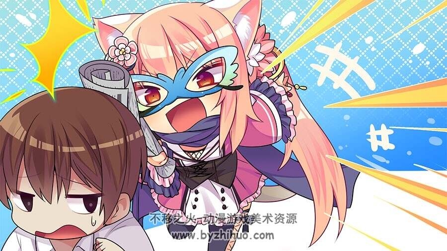 猫忍之心 neko nin exheart 角色插画壁纸图包分享 2856P