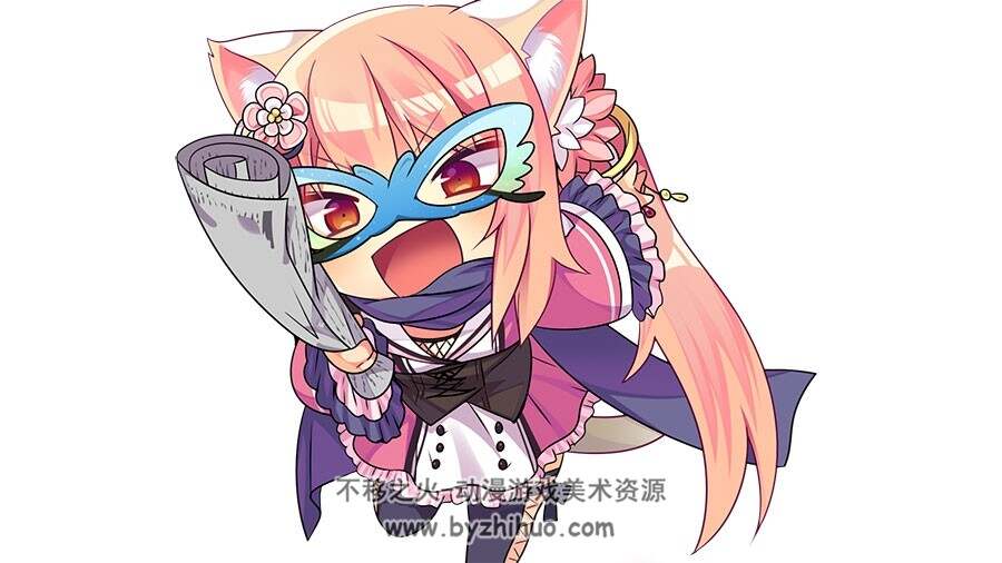 猫忍之心 neko nin exheart 角色插画壁纸图包分享 2856P