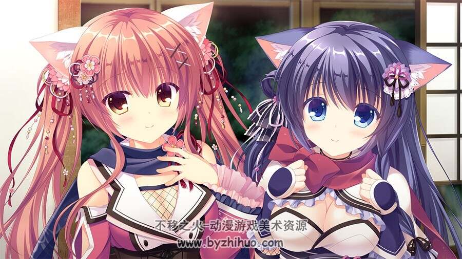 猫忍之心 neko nin exheart 角色插画壁纸图包分享 2856P