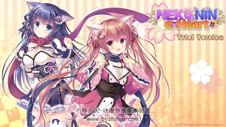 猫忍之心 neko nin exheart 角色插画壁纸图包分享 2856P