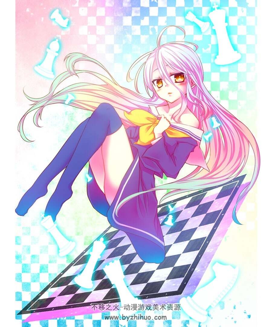 NO GAME NO LIFE 游戏人生 角色插画美图分享 267P