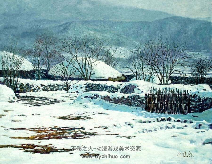 中国画家作品 风景油画 作品欣赏集