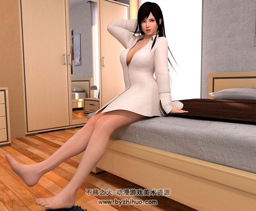 3D渲染日系美女高清图集分享 198P