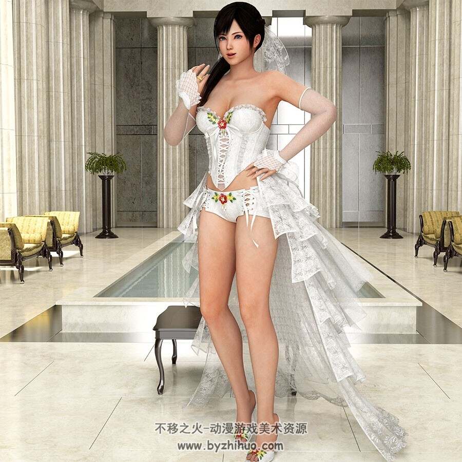 3D渲染日系美女高清图集分享 198P