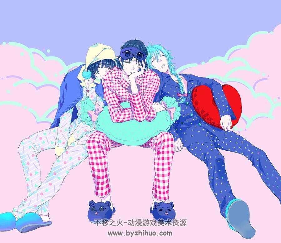 DRAMAtical Murder 角色插画海报分享 2020P