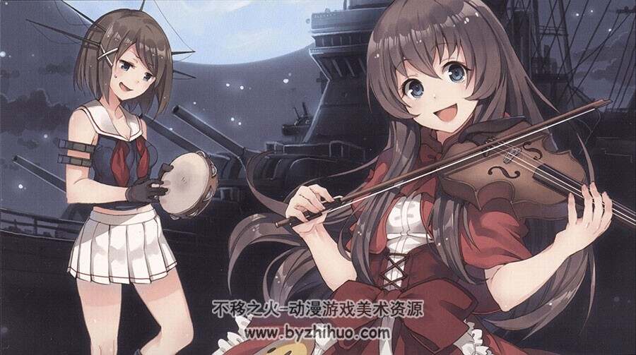 苍蓝钢铁的琶音 苍き钢のアルペジオ 插画海报分享 272P