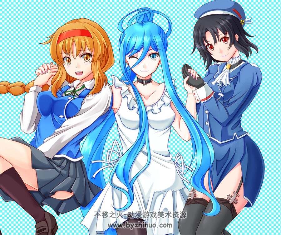 苍蓝钢铁的琶音 苍き钢のアルペジオ 插画海报分享 272P