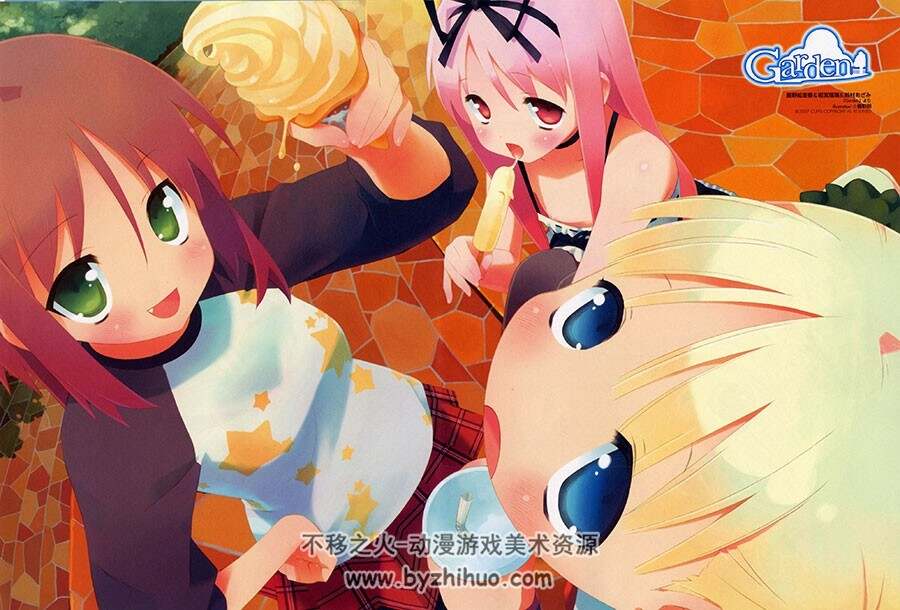 日系动漫般人物插画图集分享 9772P
