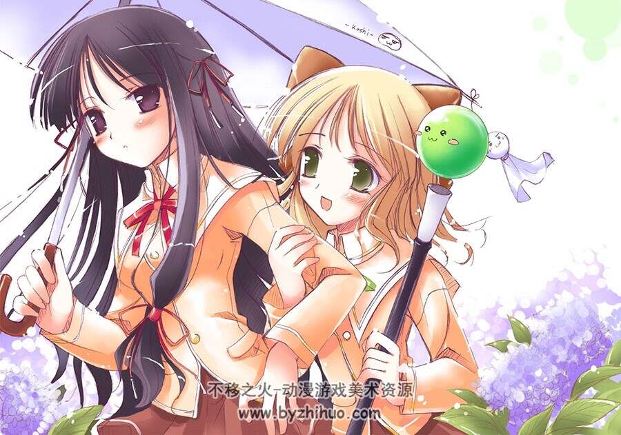 日系动漫般人物插画图集分享 9772P