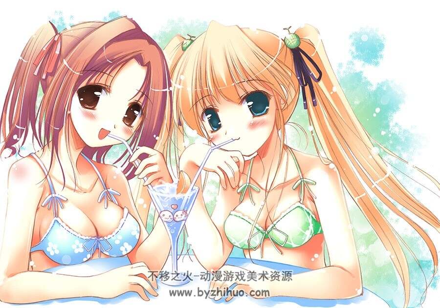 日系动漫般人物插画图集分享 9772P