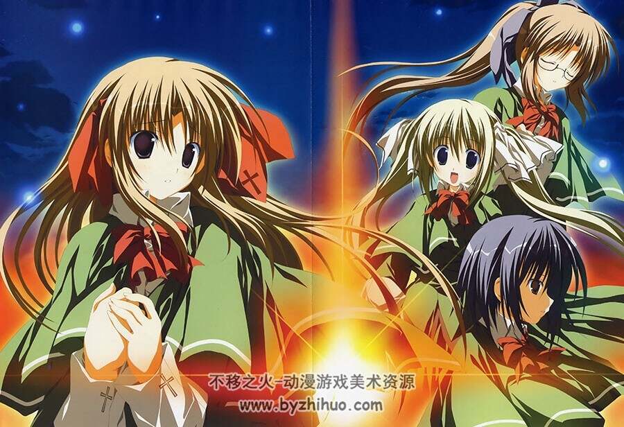 日系动漫般人物插画图集分享 9772P