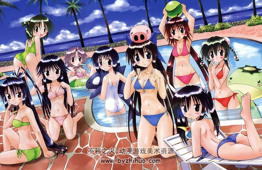 日系动漫般人物插画图集分享 9772P