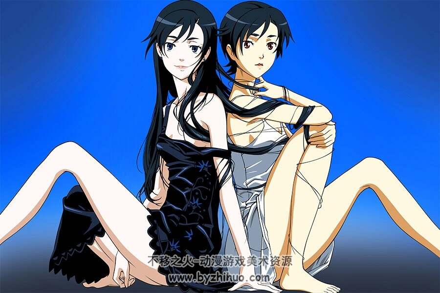 日系动漫般人物插画图集分享 9772P