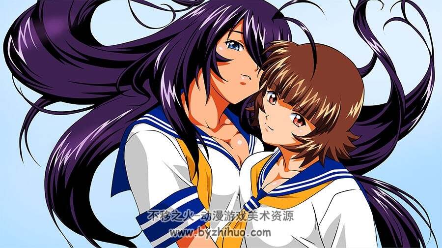 日系动漫般人物插画图集分享 9772P