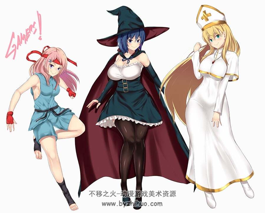 GAMERS! 角色插画壁纸分享 91P