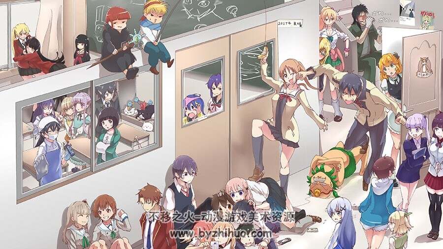 GAMERS! 角色插画壁纸分享 91P