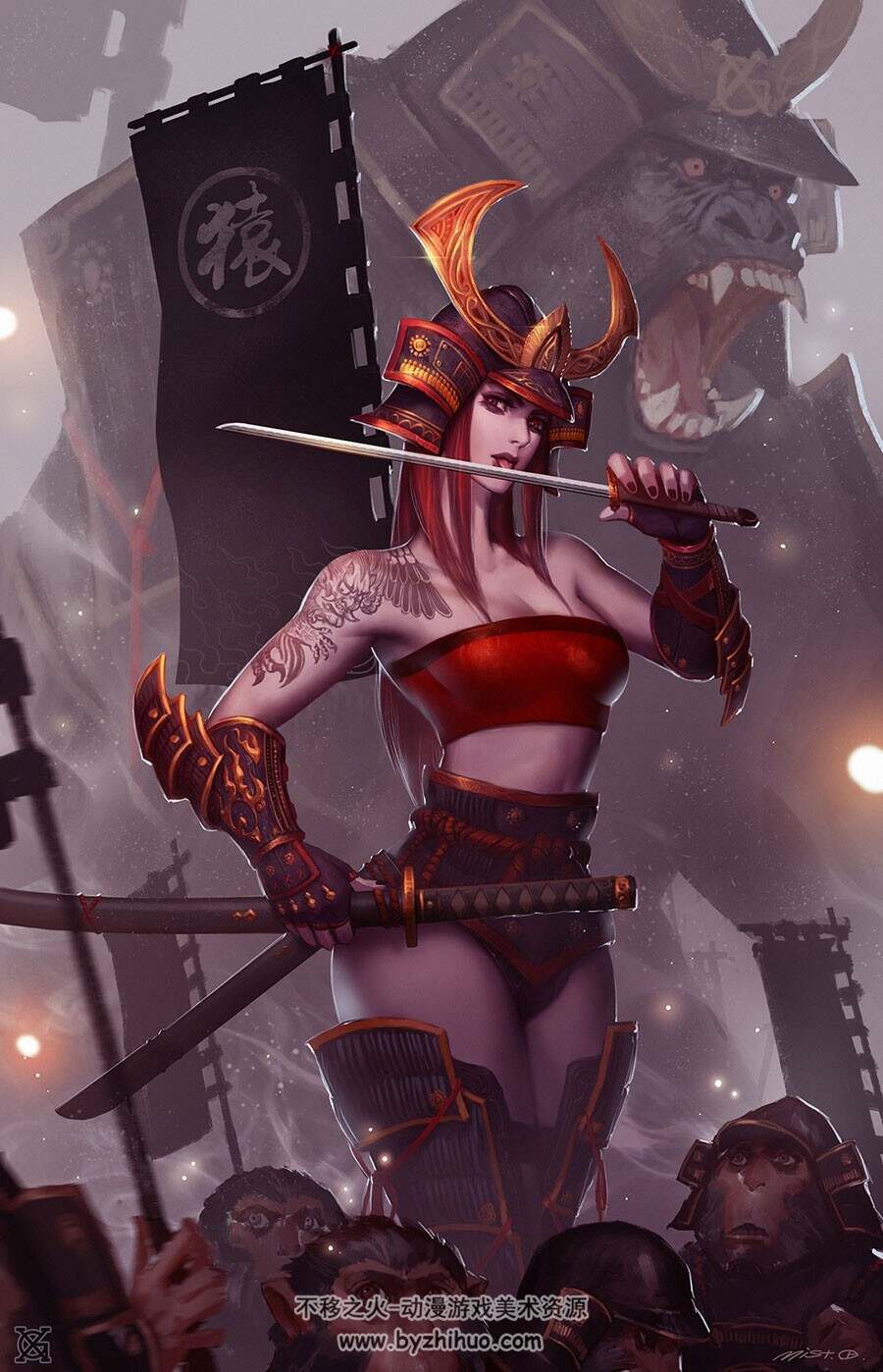 国人画师 Riot Game签约艺术家 图集参考 241P