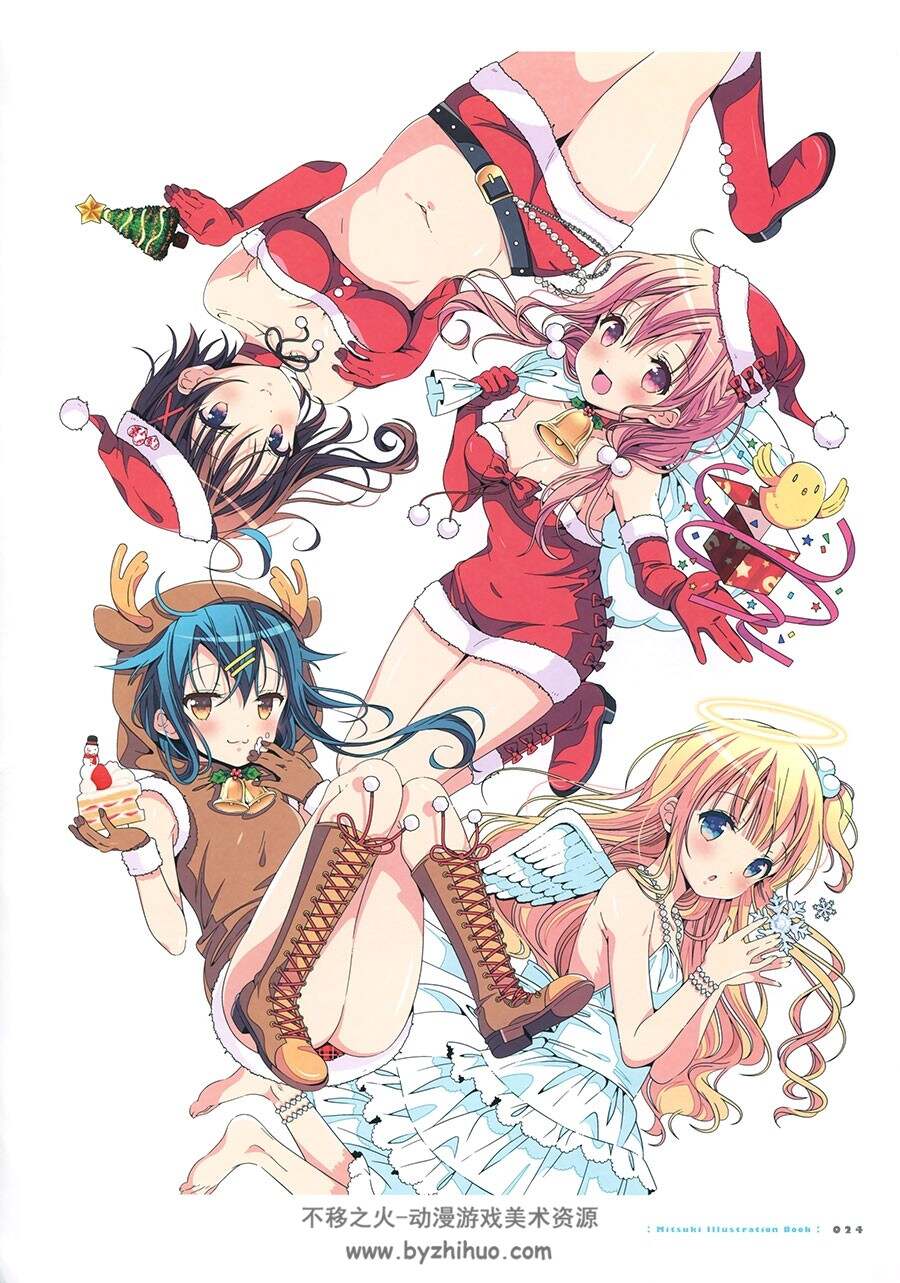 2017年圣诞节壁纸插画图包分享 166P