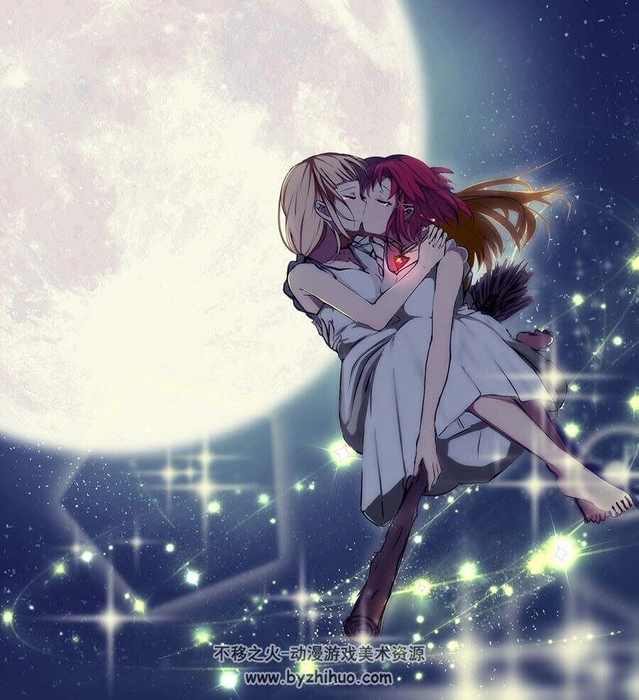 唯美梦幻般 少女插画壁纸图包分享 1603P
