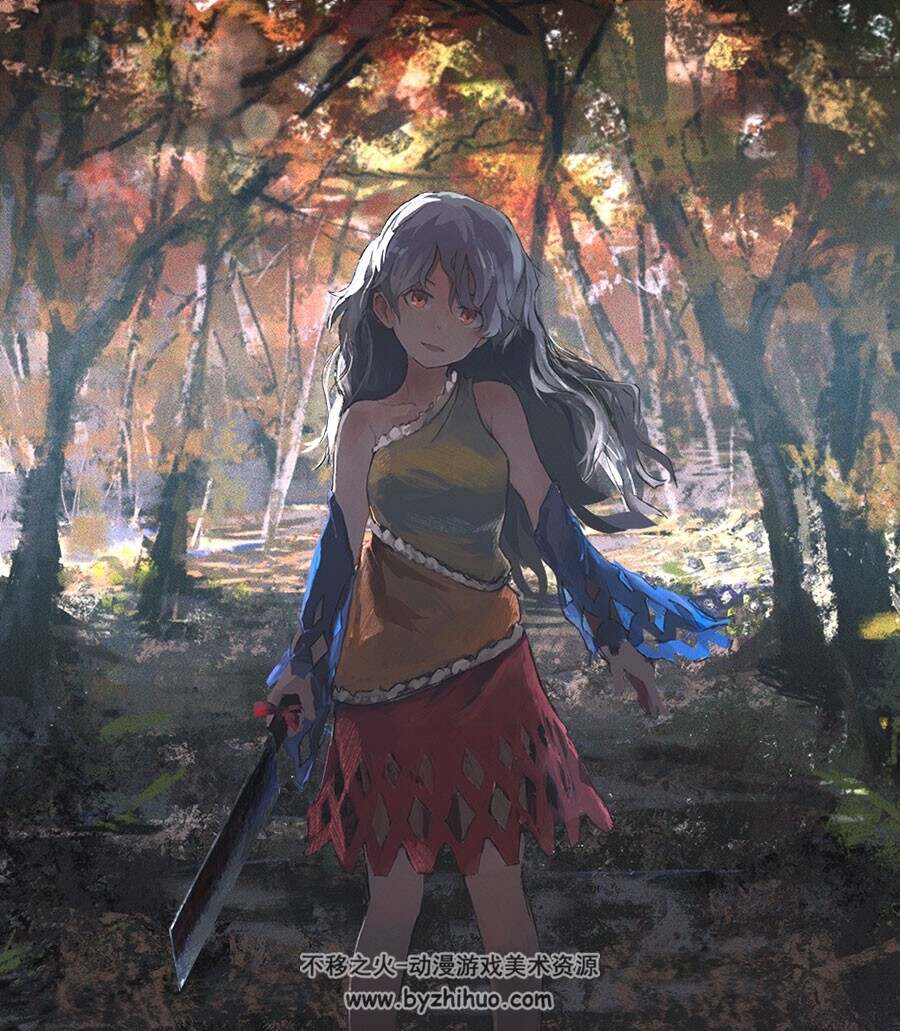 唯美梦幻般 少女插画壁纸图包分享 1603P