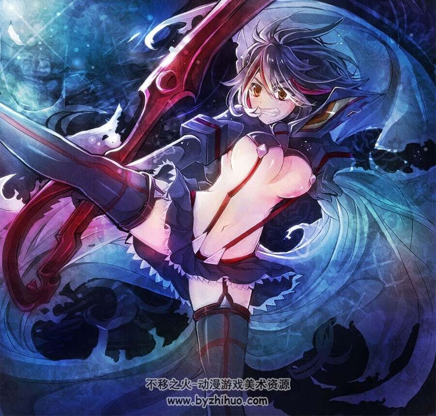 キルラキル 斩服少女 角色海报图集分享 39P