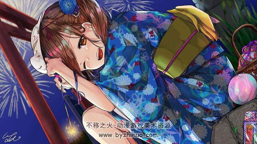 一些收集的美丽少女插画壁纸图包分享 209P