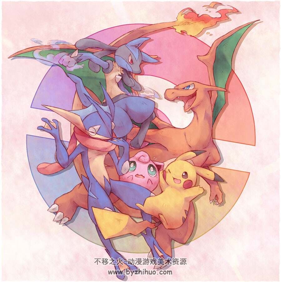 神奇宝贝 角色海报插画图集分享 2571P