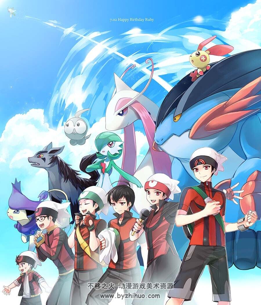 神奇宝贝 角色海报插画图集分享 2571p