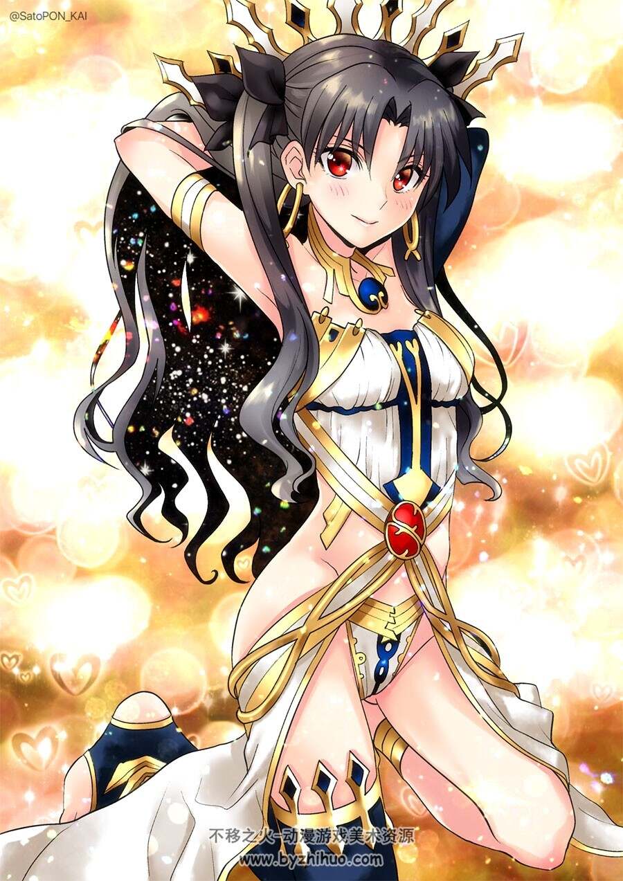 伊什塔尔 角色插画海报分享 56P