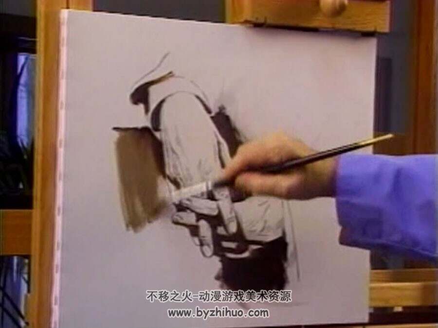 外国讲师 油画手部绘画视频教程