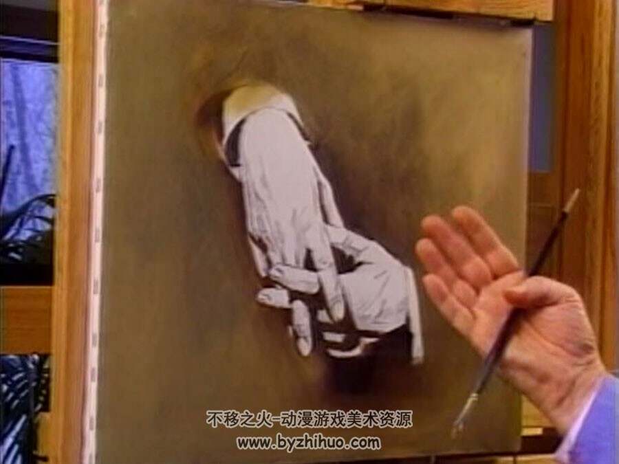 外国讲师 油画手部绘画视频教程