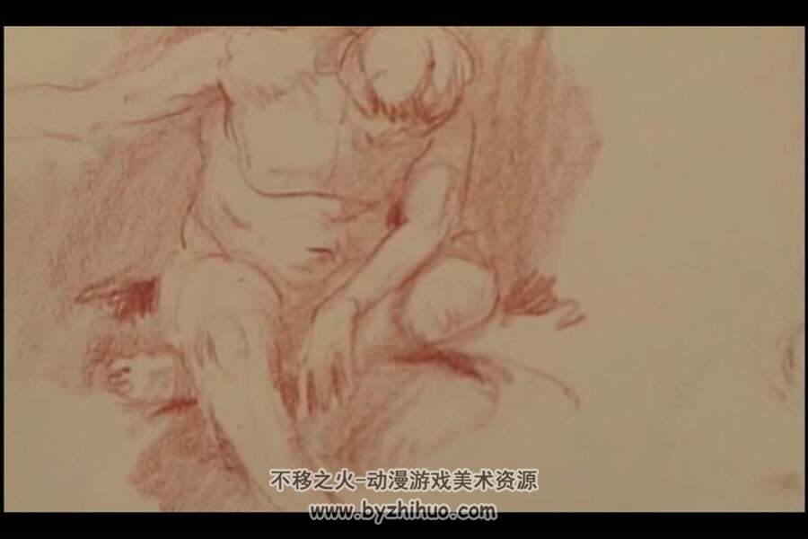 俄罗斯列宾美院讲师 人体结构解刨素描教学视频