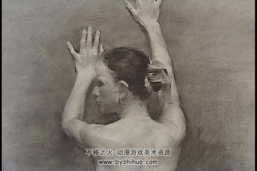 冉茂芹 男女肖像人体石膏绘画视频教学