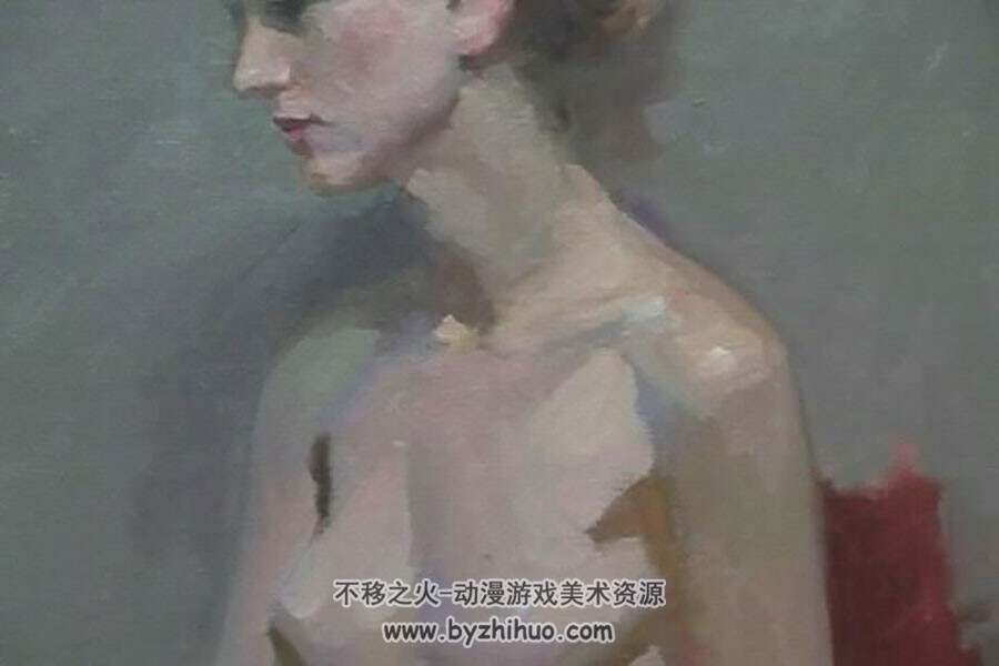 冉茂芹 油画女人肖像和人体视频绘画教学