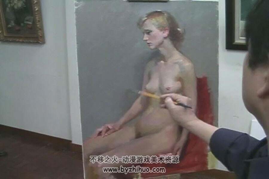 冉茂芹 油画女人肖像和人体视频绘画教学