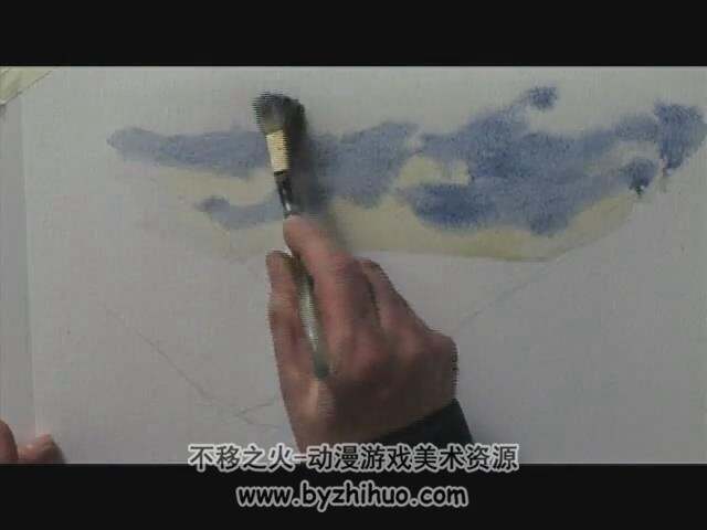 外国讲师 山体水彩绘画视频教学