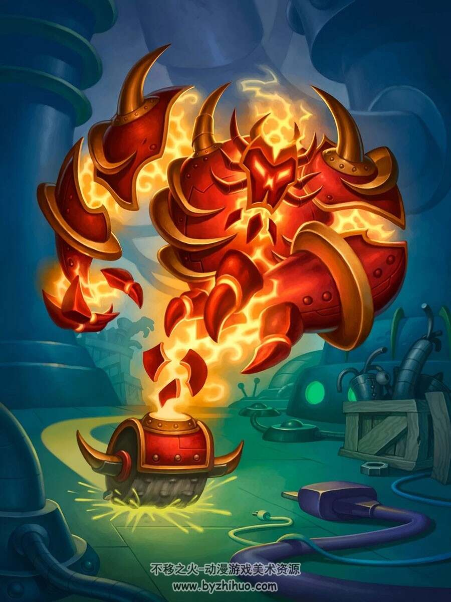 炉石传说 碰碰计划 角色原画海报分享 182p 高清