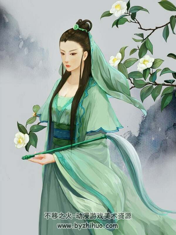 中式古风人物插画壁纸图集 92P