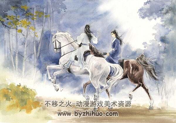 中式古风人物插画壁纸图集 92P