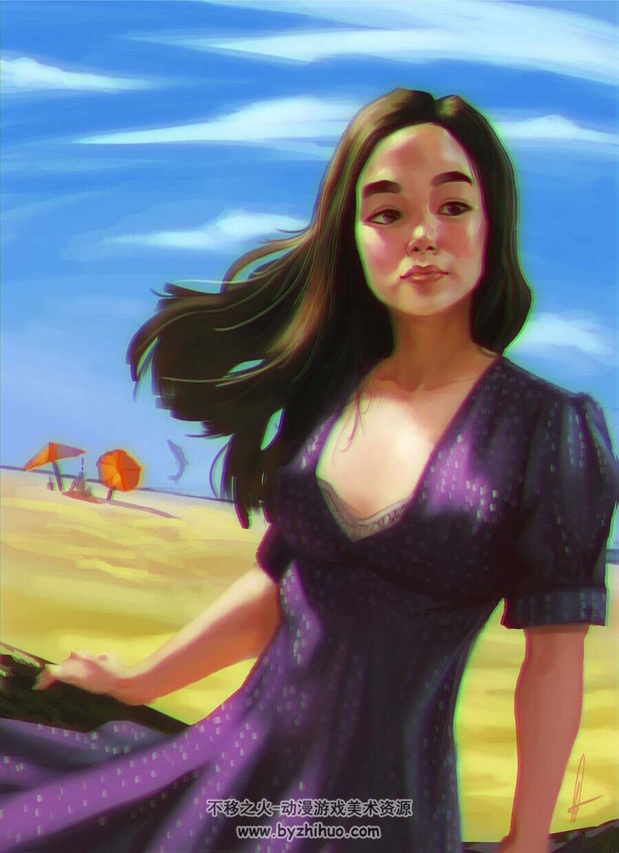 Janson Sy 人物肖像插画图集分享 97P